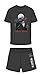 Get Trend Tokyo Ghoul Pijama Hombre Verano Algodon, XS-XL, Camiseta Manga Cortas & Pantalones Cortos, Ropa de Dormir Cómodo, Regalo Hombre (XS, Gris Tokyo Ghoul)