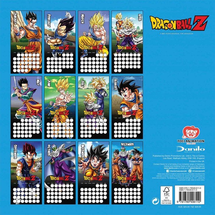  Calendarios De Dragon Ball Mejores Ofertas En Productos 2022
